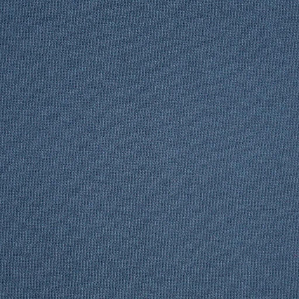 Interlock Jersey uni Baumwolle blue mirage graublau - Bio